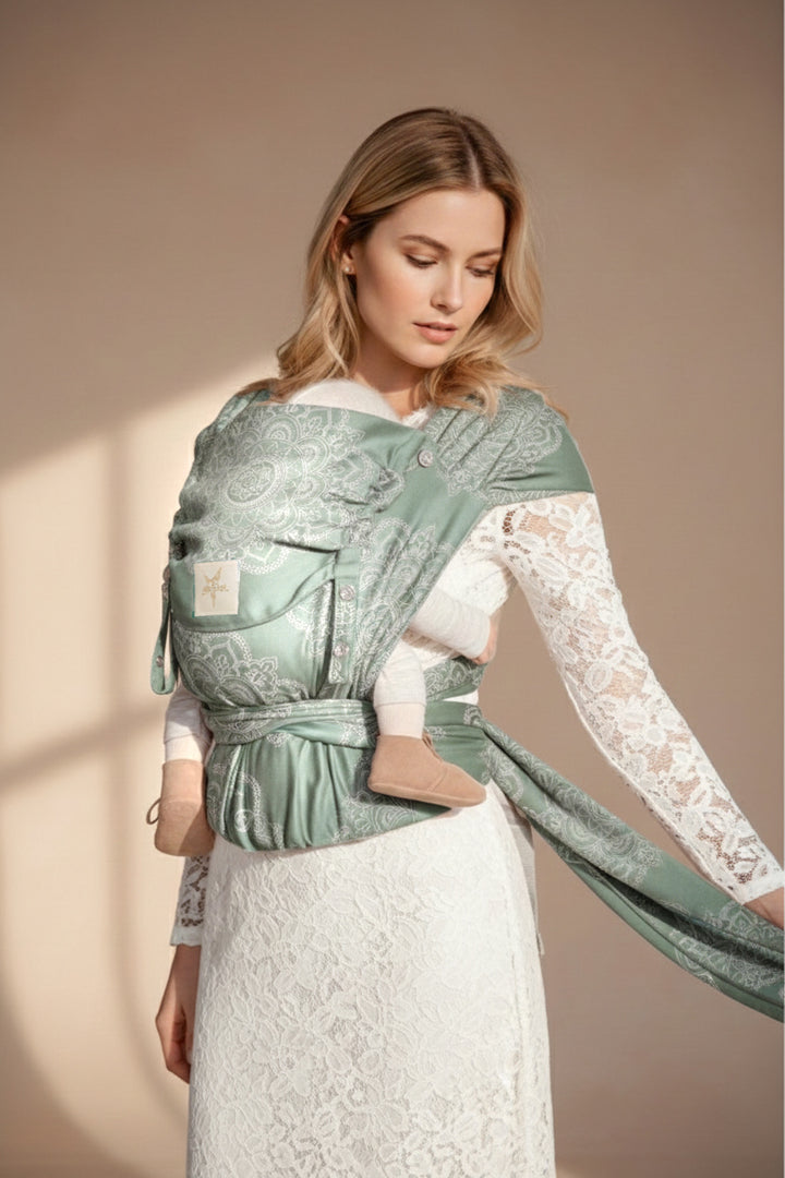 Porte-Bébé WrapStar Mandala beige olive