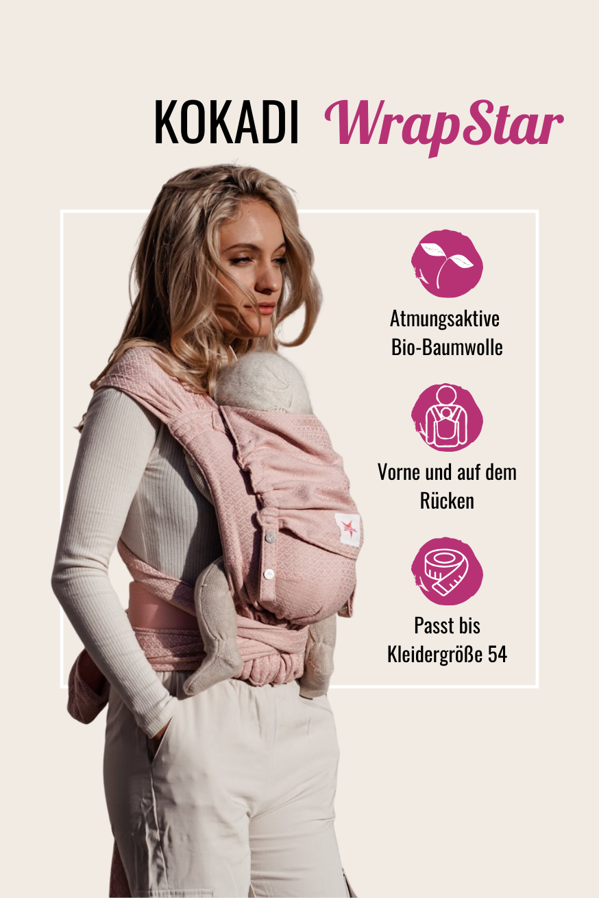 Porte-bébé WrapStar Heart2Heart Rose