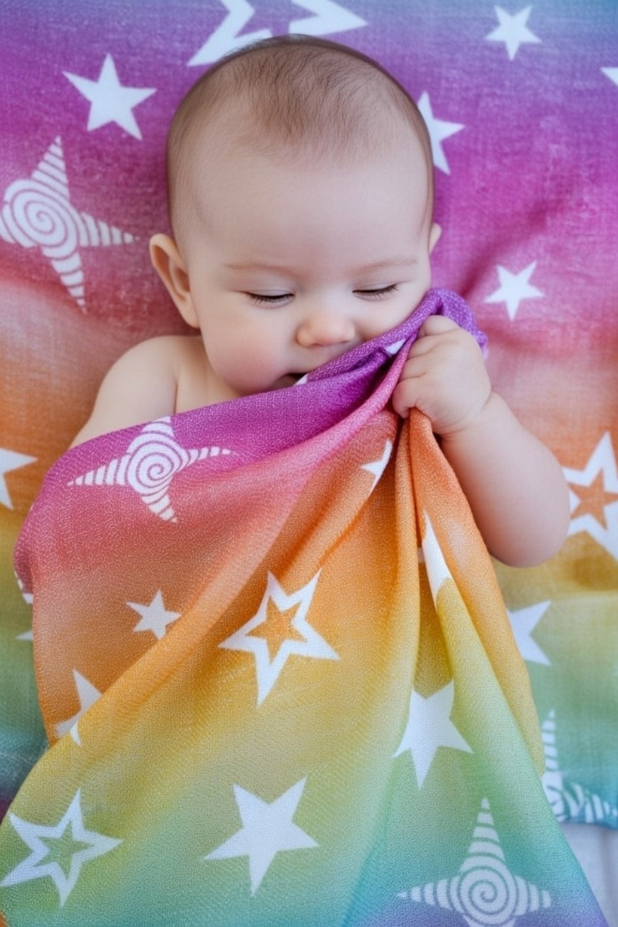 Musselin Schnuffeltuch Julia -sterren