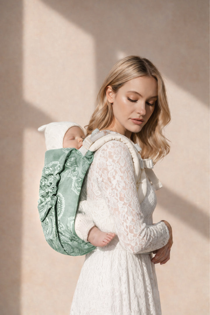 Porte-Bébé Onbu Mandala beige olive