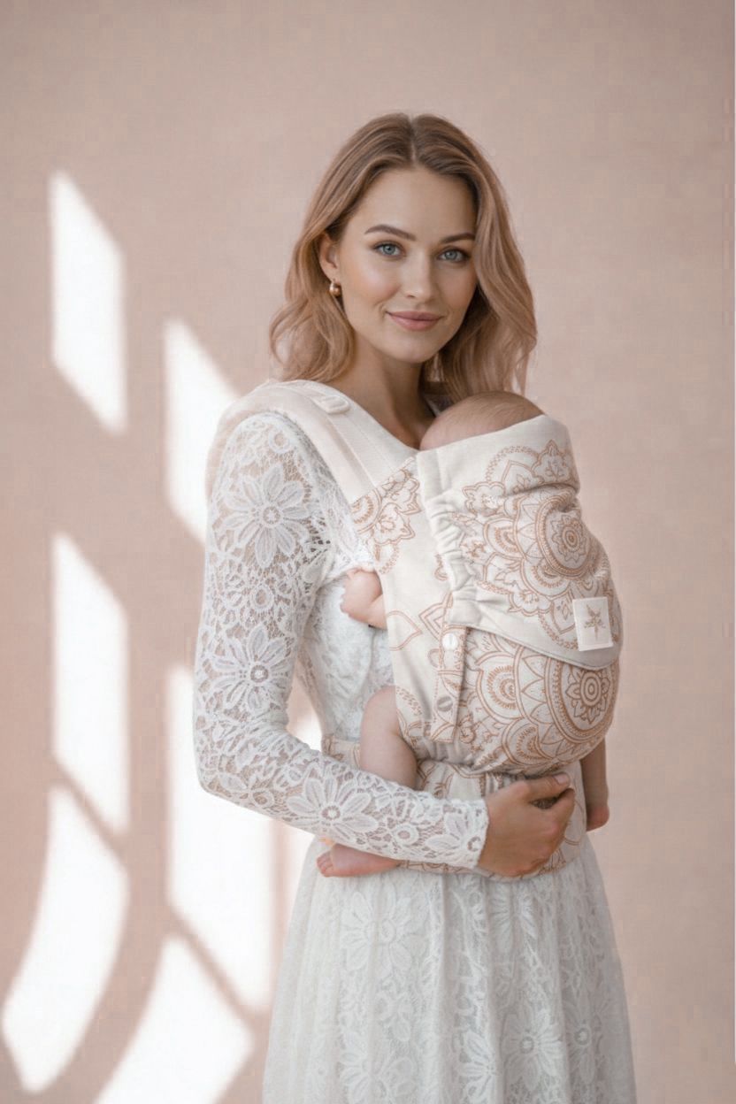 Draagzak Flip Mandala Café au lait