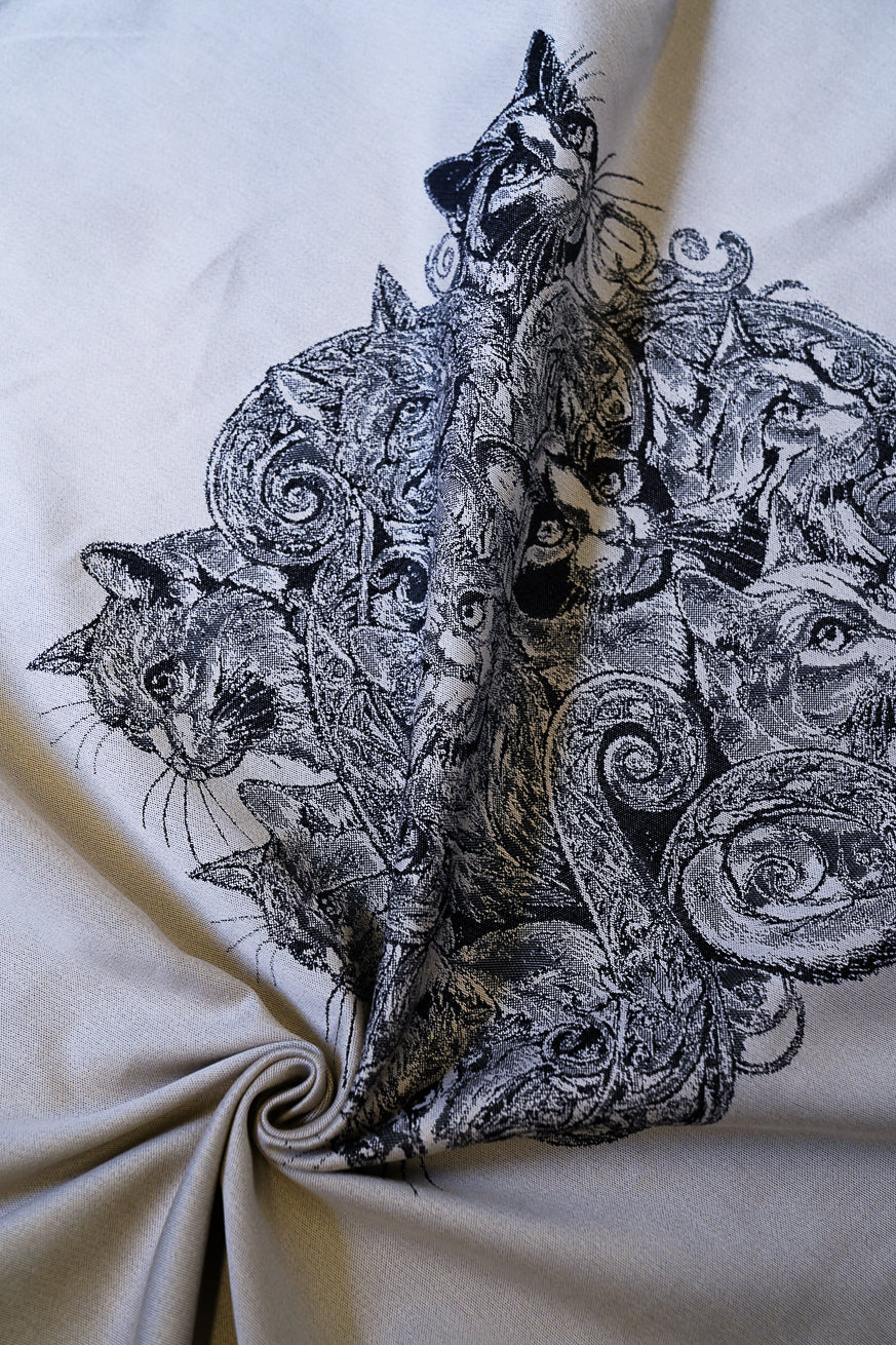 Écharpe de portage anneaux Chats