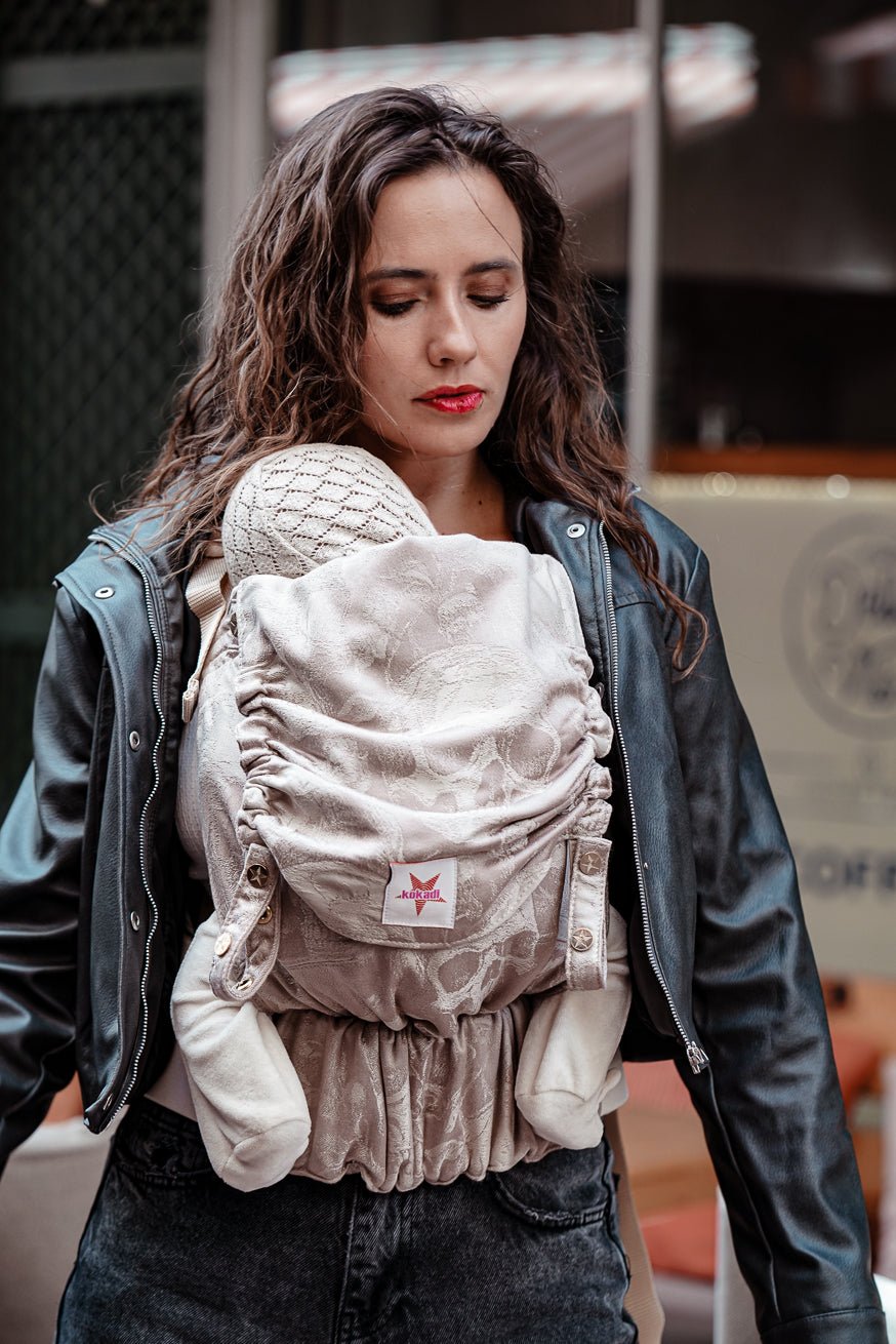 Porte-Bébé Flip Crânes soyeux - KOKADI