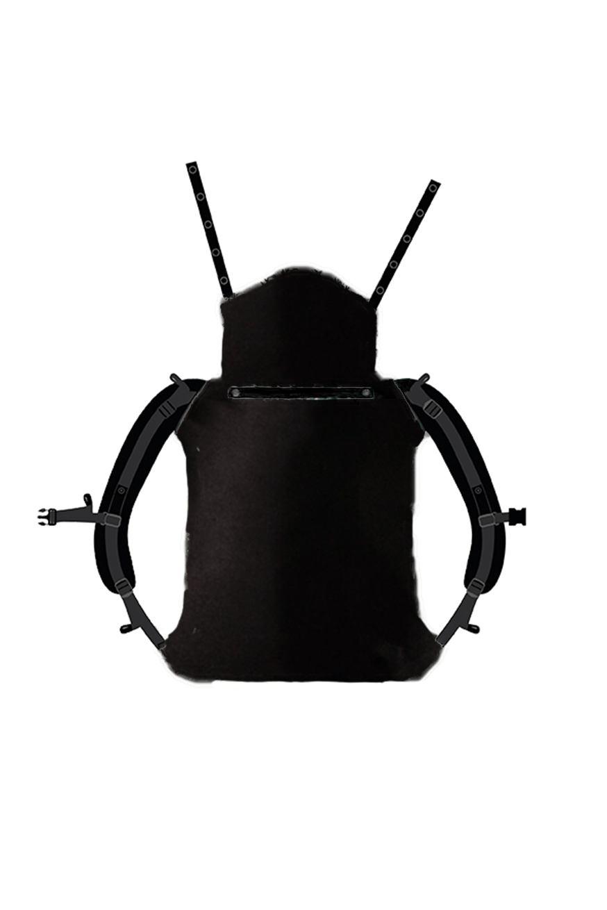 Babytrage Onbu Just Black - KOKADI