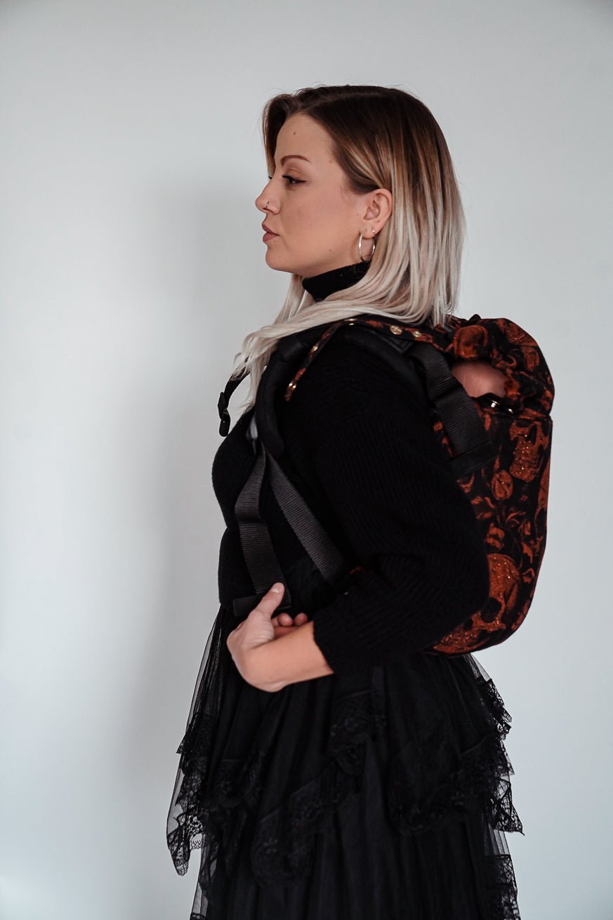 Porte-Bébé Onbu Crânes x Florian - KOKADI