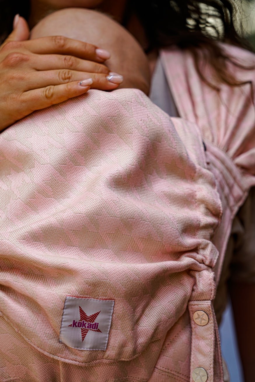 Babytrage WrapStar Houndstooth Viola - KOKADI