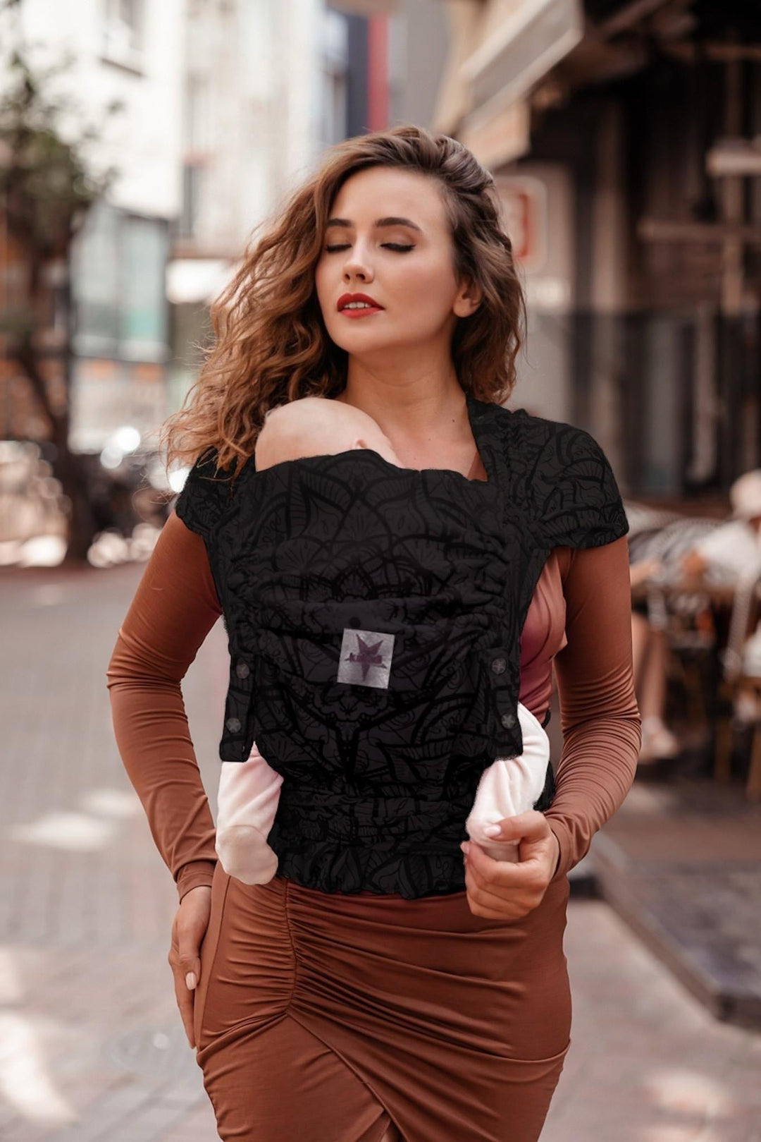 Babytrage WrapStar Lilenia Black Beauty - KOKADI