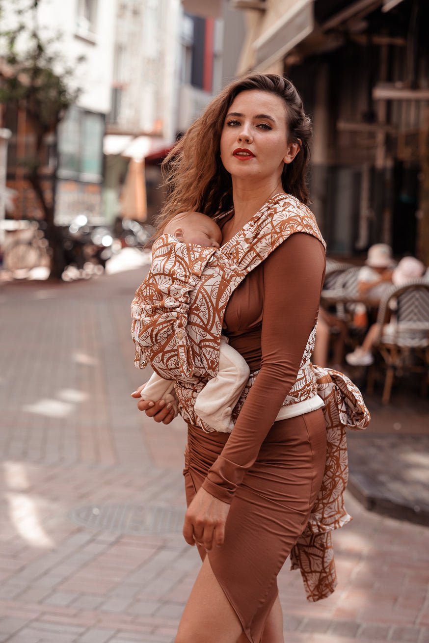 Draagzak WrapStar Lilenia Latte Macchiato - KOKADI