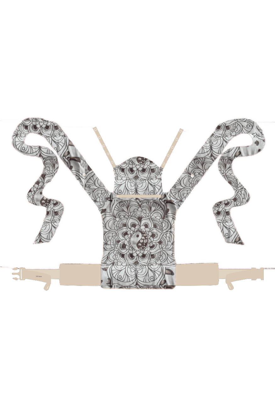 Porte-Bébé WrapStar Om Shanti Latte Macchiato - KOKADI