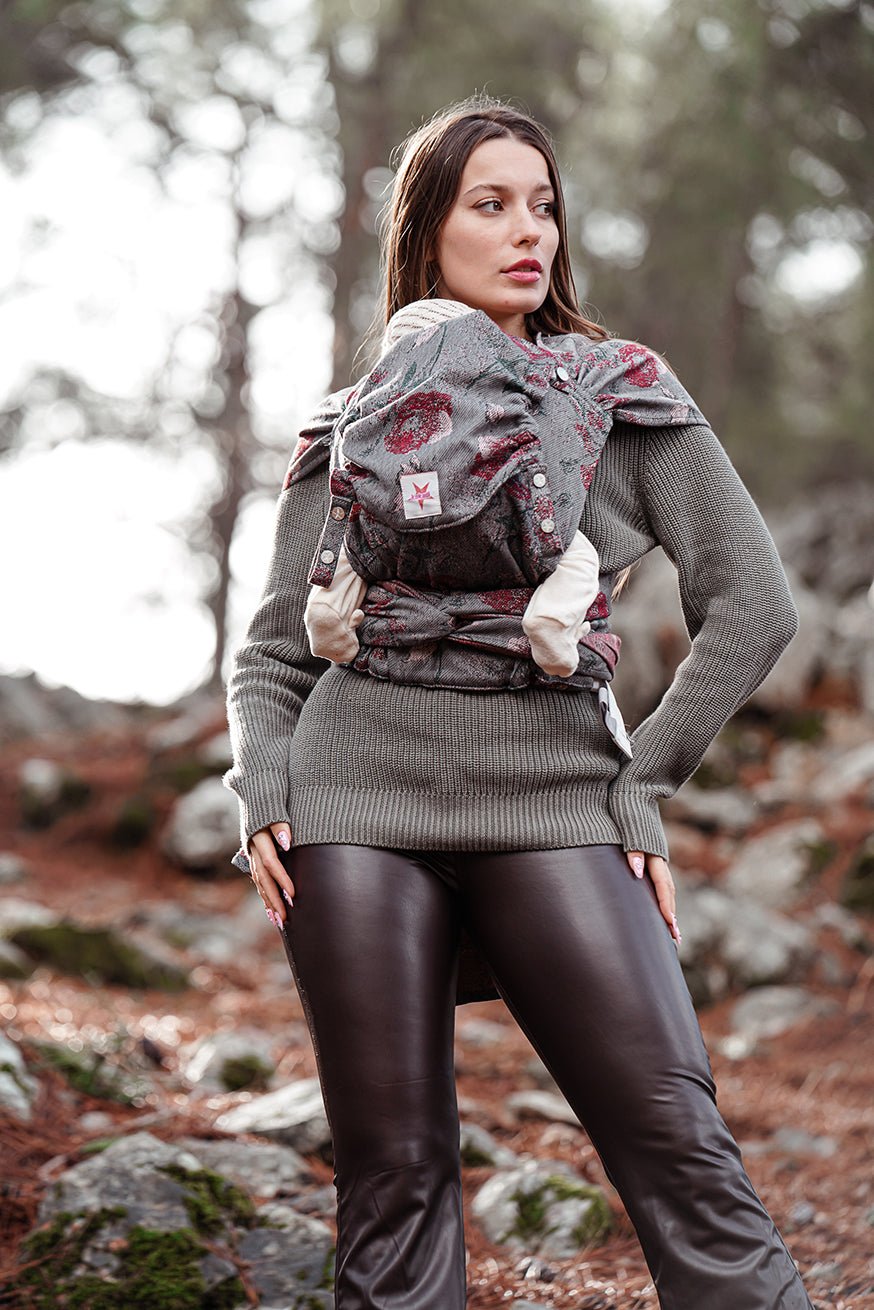 Draagzak WrapStar Poppy Zielen - KOKADI