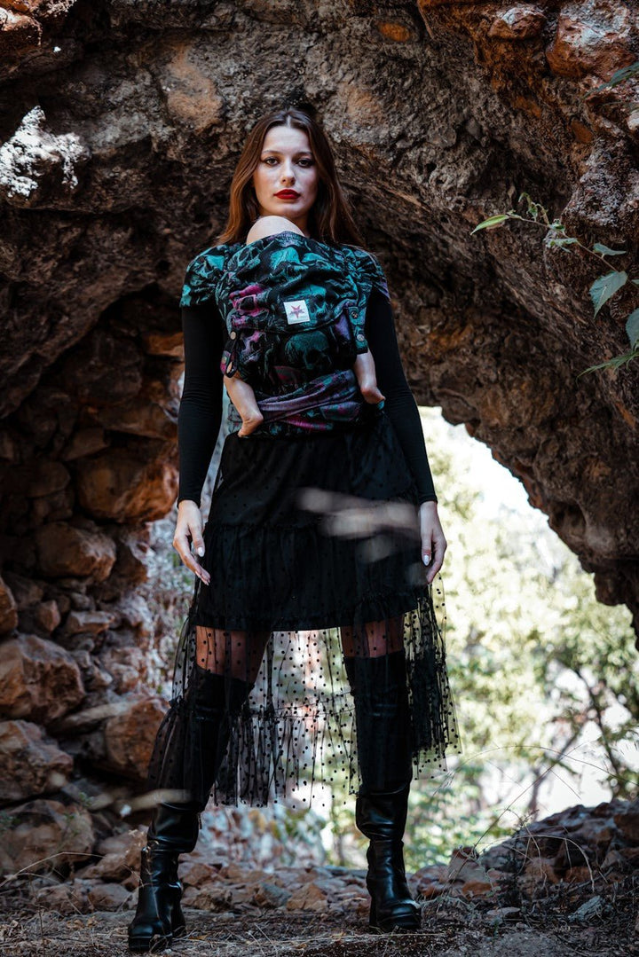 Babytrage WrapStar Scary Skulls - KOKADI