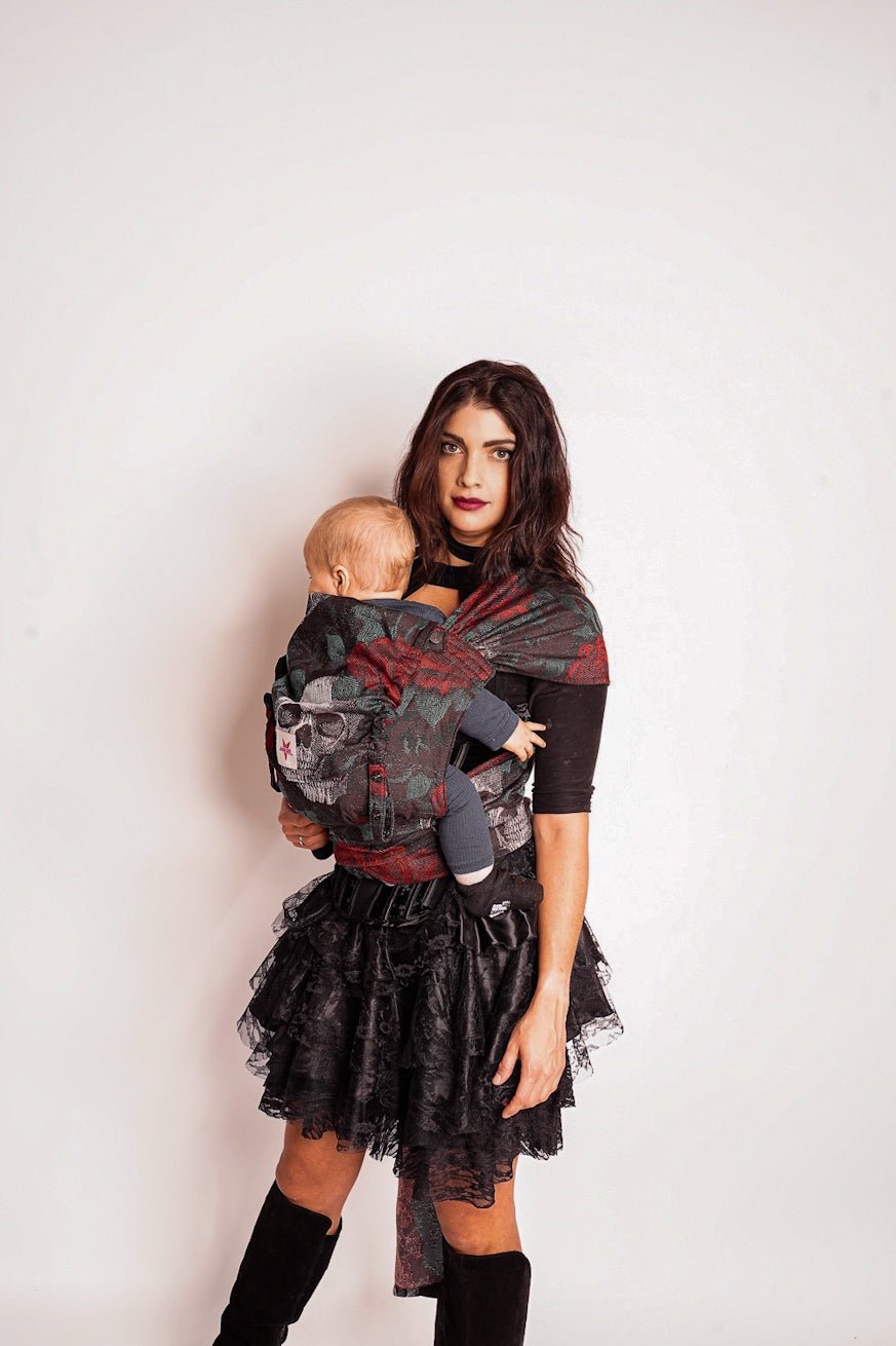 Babytrage WrapStar Skulls N´Roses - KOKADI