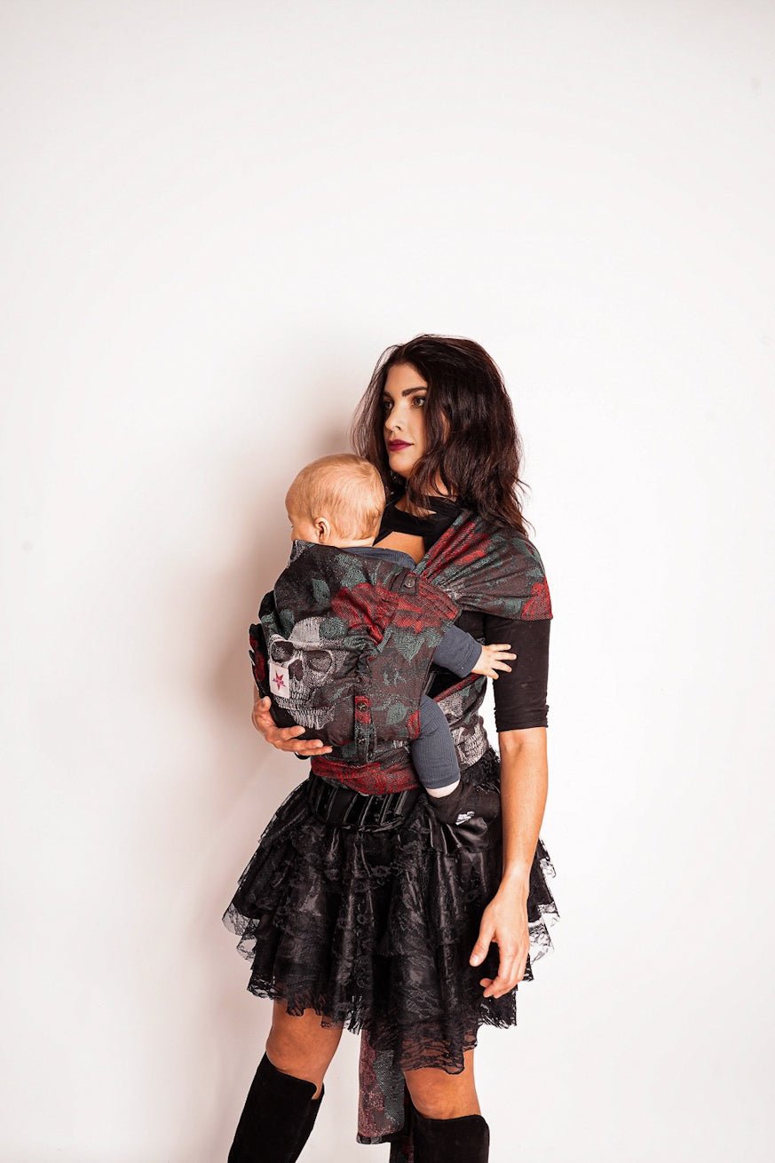 Babytrage WrapStar Skulls N´Roses - KOKADI