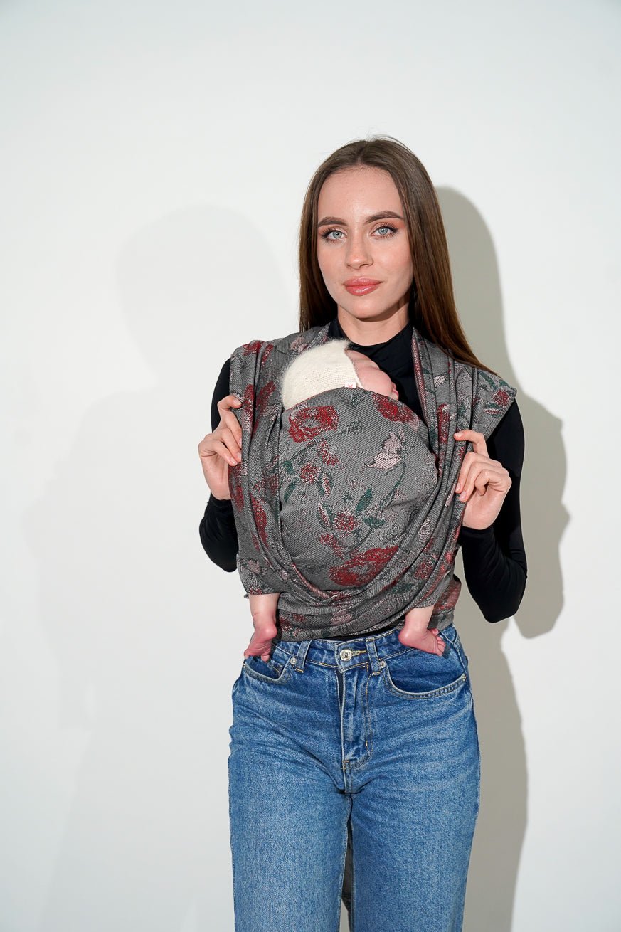 Écharpe de portage Âmes de pavot KOKADI