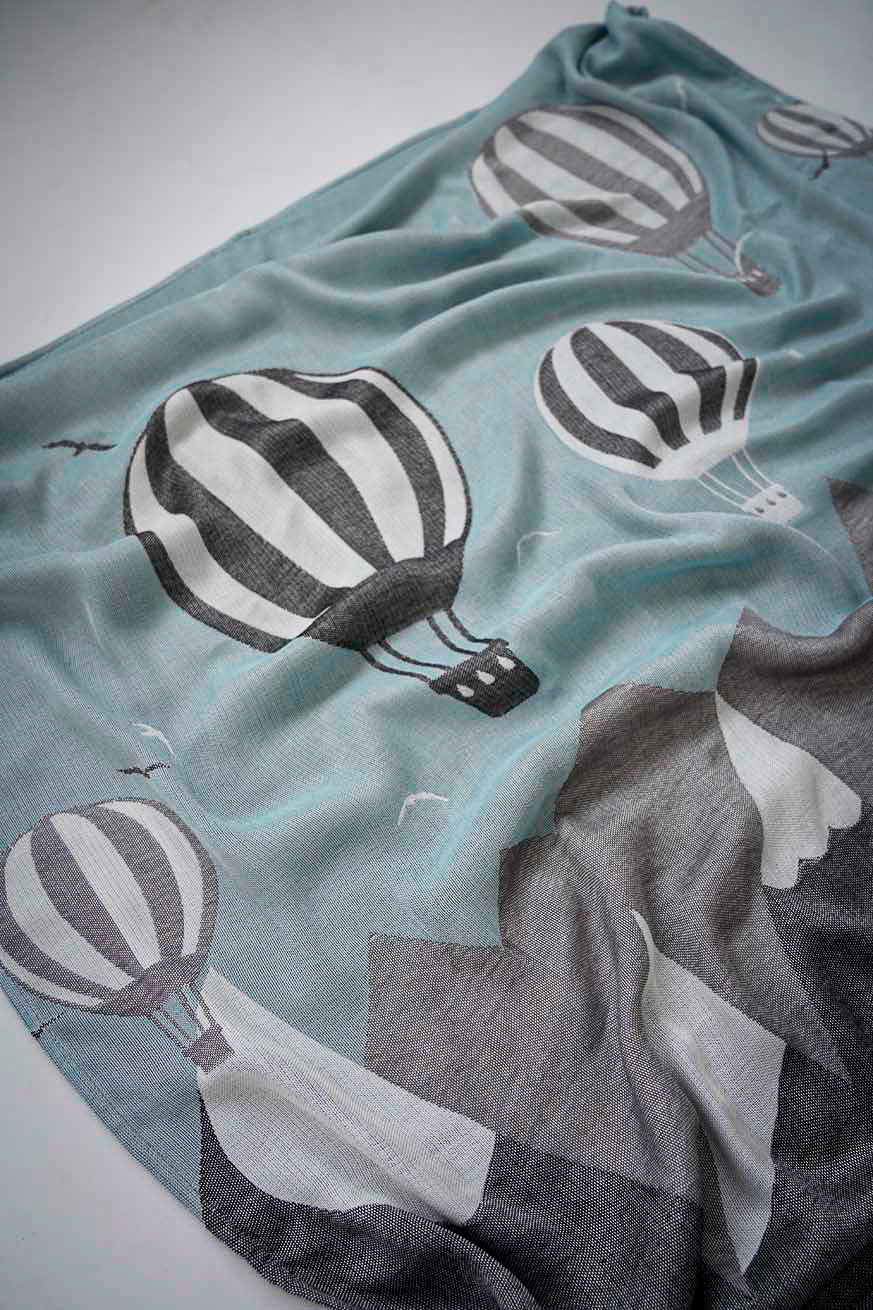 Baby -deken wonderballon tot