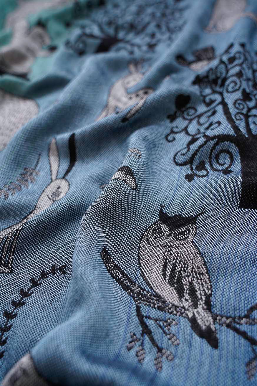 Knuffelige doek/sjaal wonderbos Silva