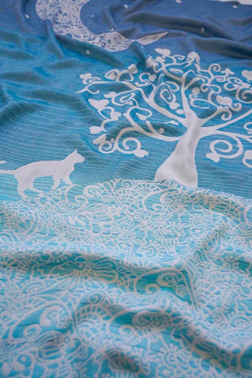 Knuffelige doek/sjaal mystieke maankatten