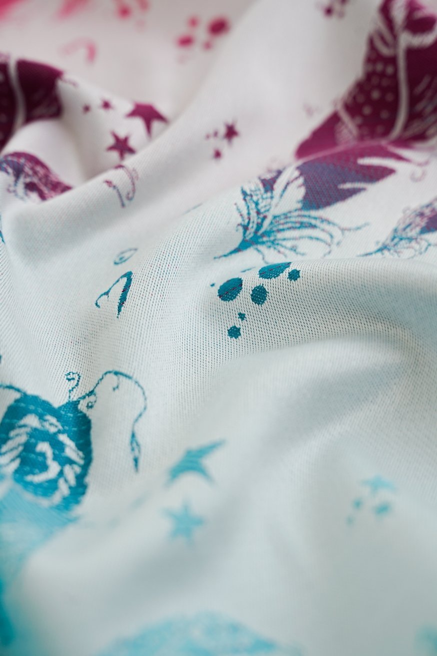KOKADI Porte-Bébé Onbu Plumes Hannah