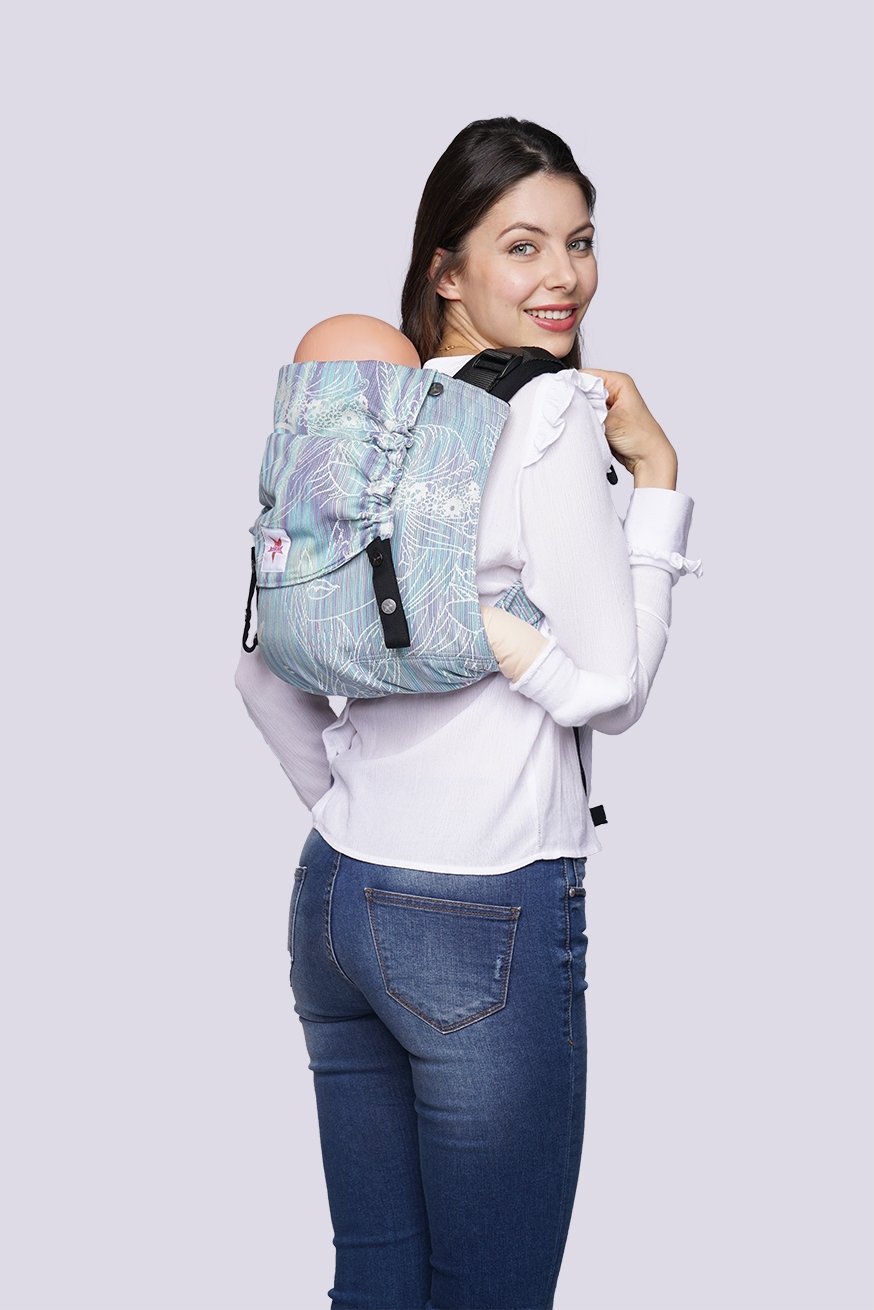 Porte-bébé Onbu style hippie