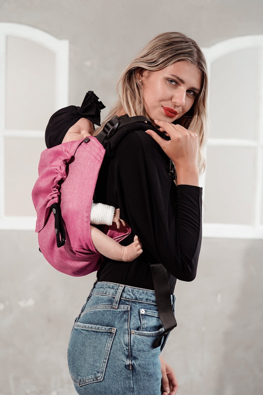 Babydrager Onbu gewoon roze