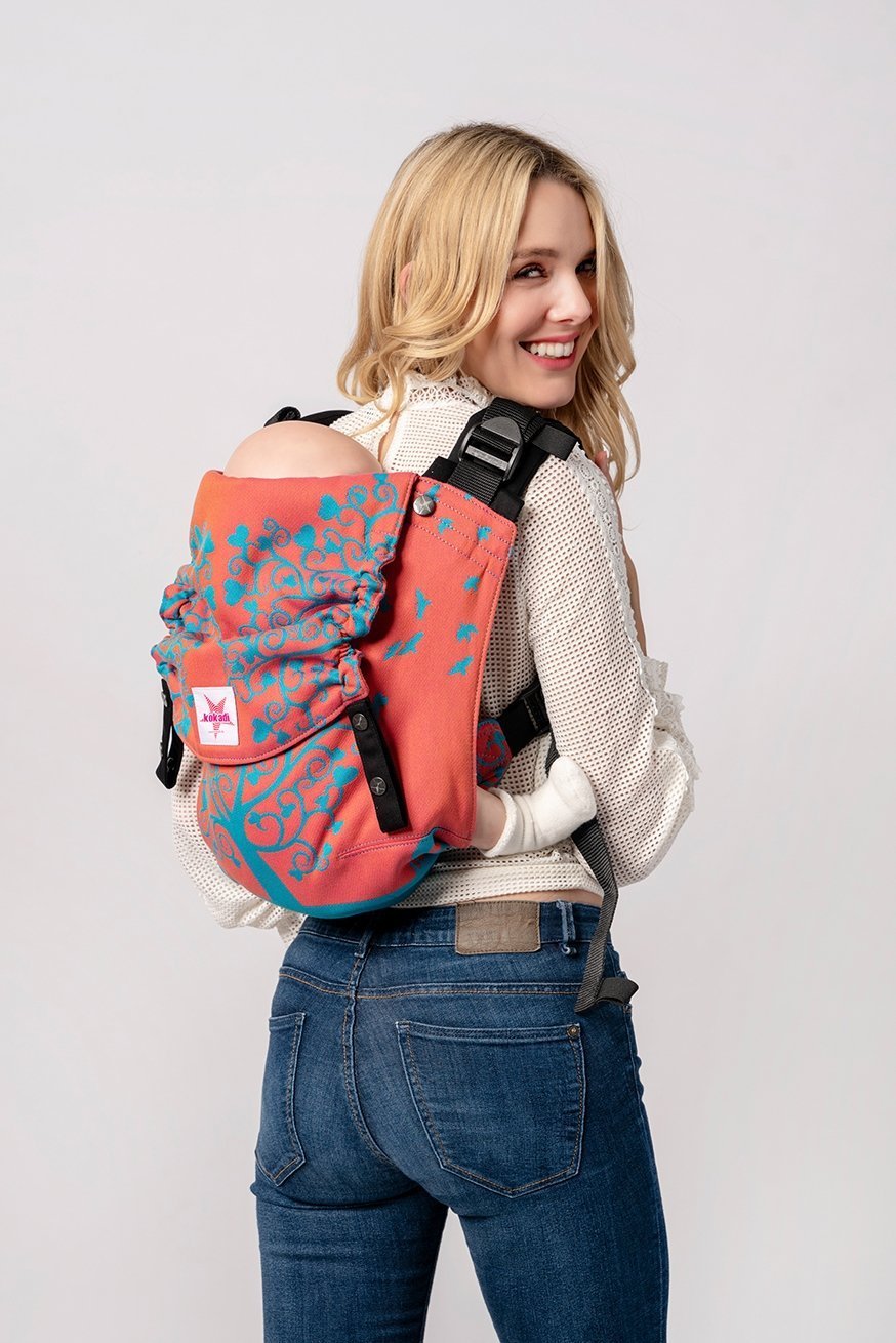 KOKADI Draagzak Onbu Peuter Matteo in Wonderland omgekeerd