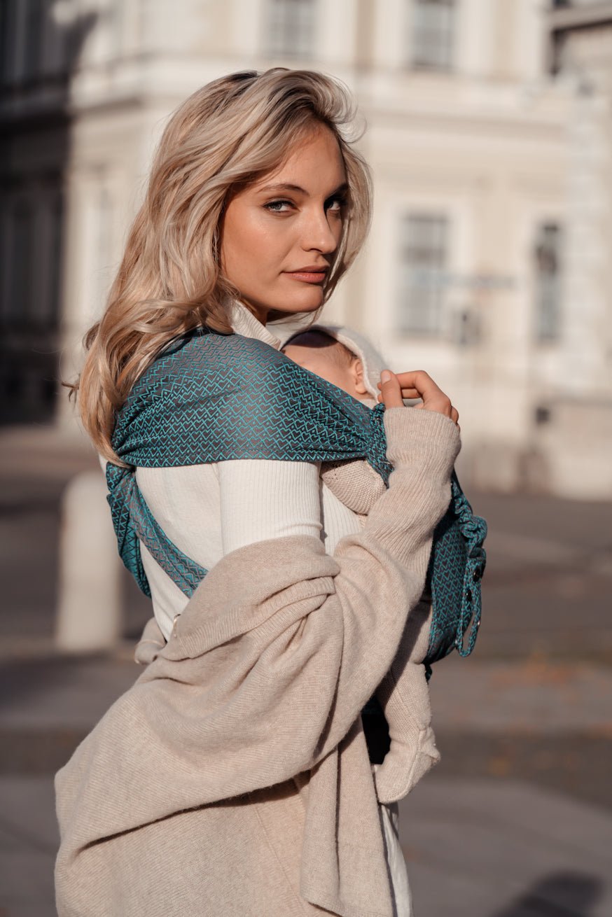 Babytrage WrapStar Heart2Heart Lagoon - KOKADI