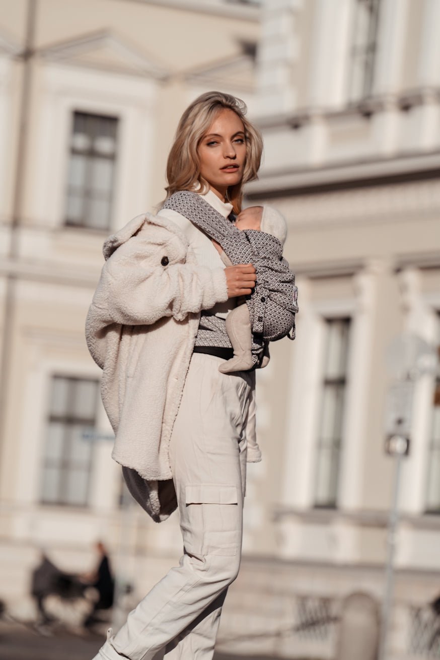 Babytrage WrapStar Heart2Heart Stone - KOKADI