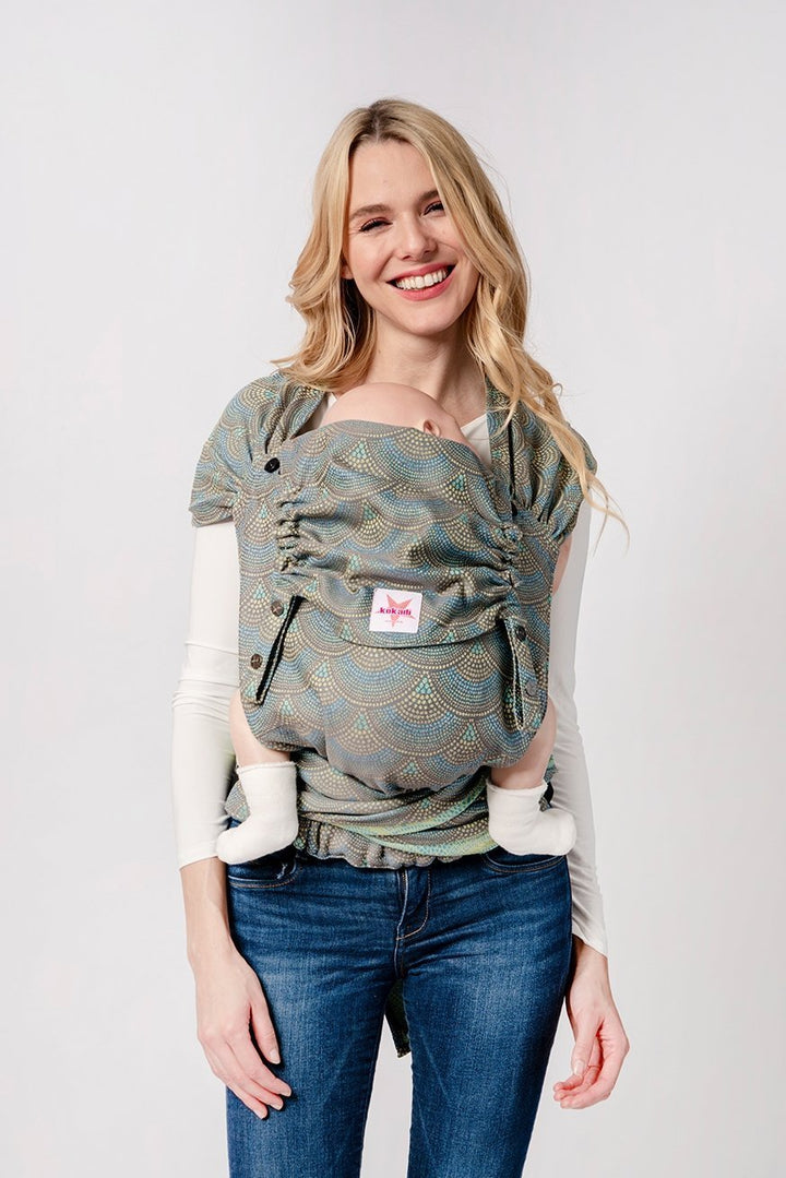 Porte-Bébé WrapTai Arielle Paon - KOKADI