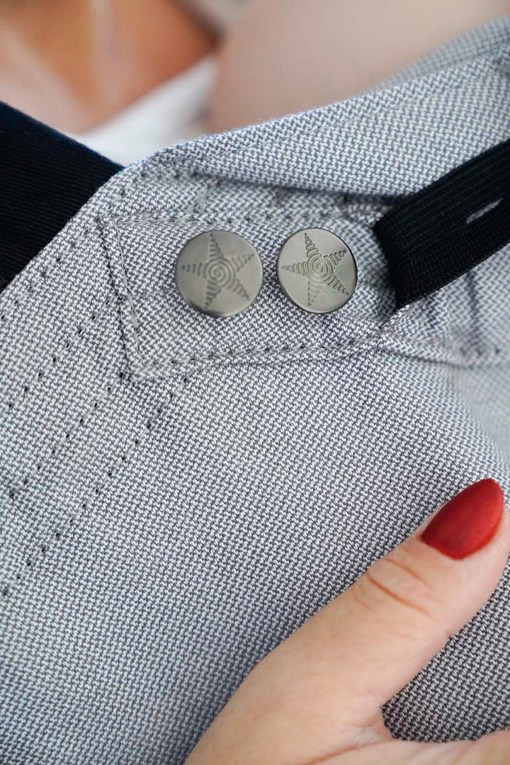 Jeansknopf anthrazit - KOKADI