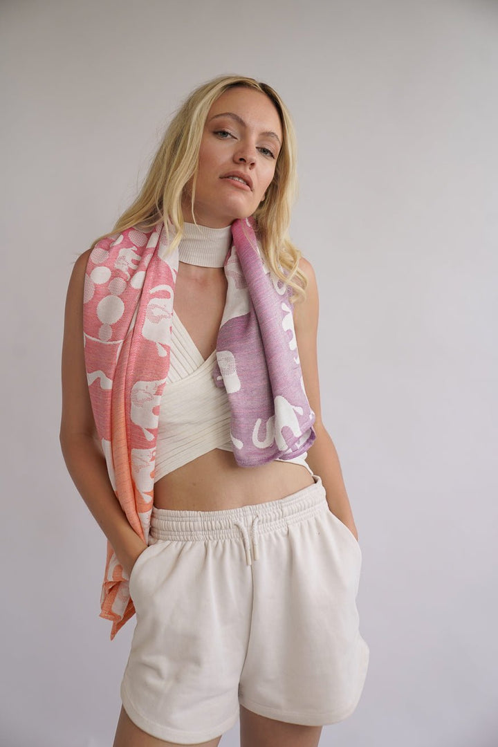 Kuscheltuch Elefantenparade Ella - KOKADI