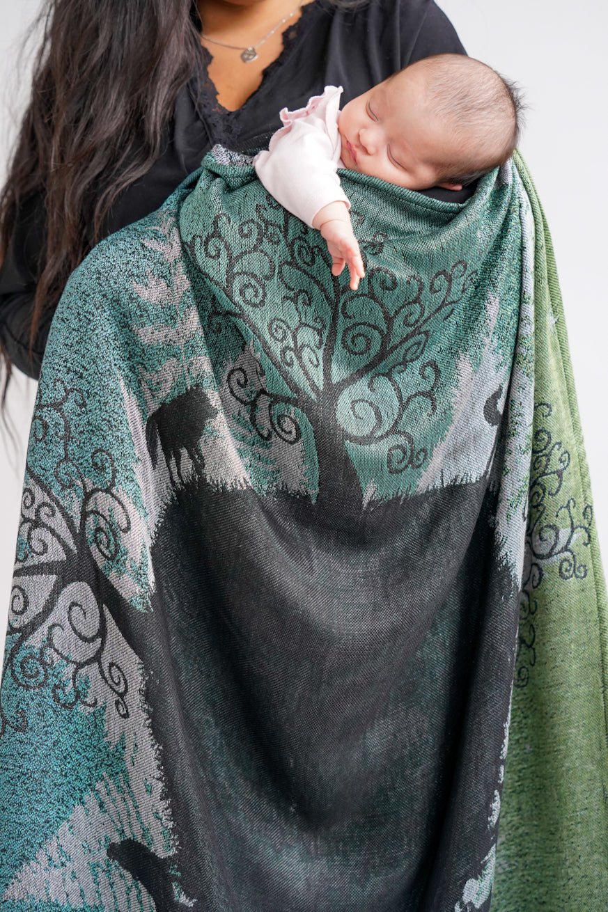 Couverture câline Forêt des Loups Finn - KOKADI