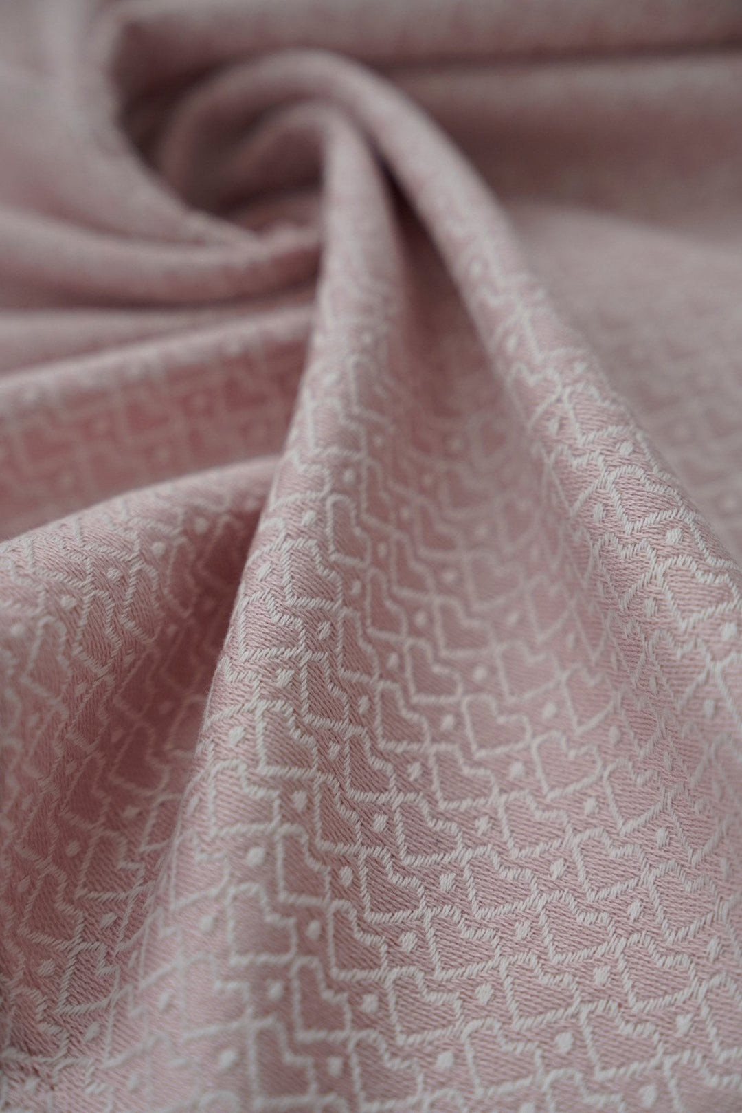 Écharpe de portage anneaux Heart2Heart Rosé - KOKADI