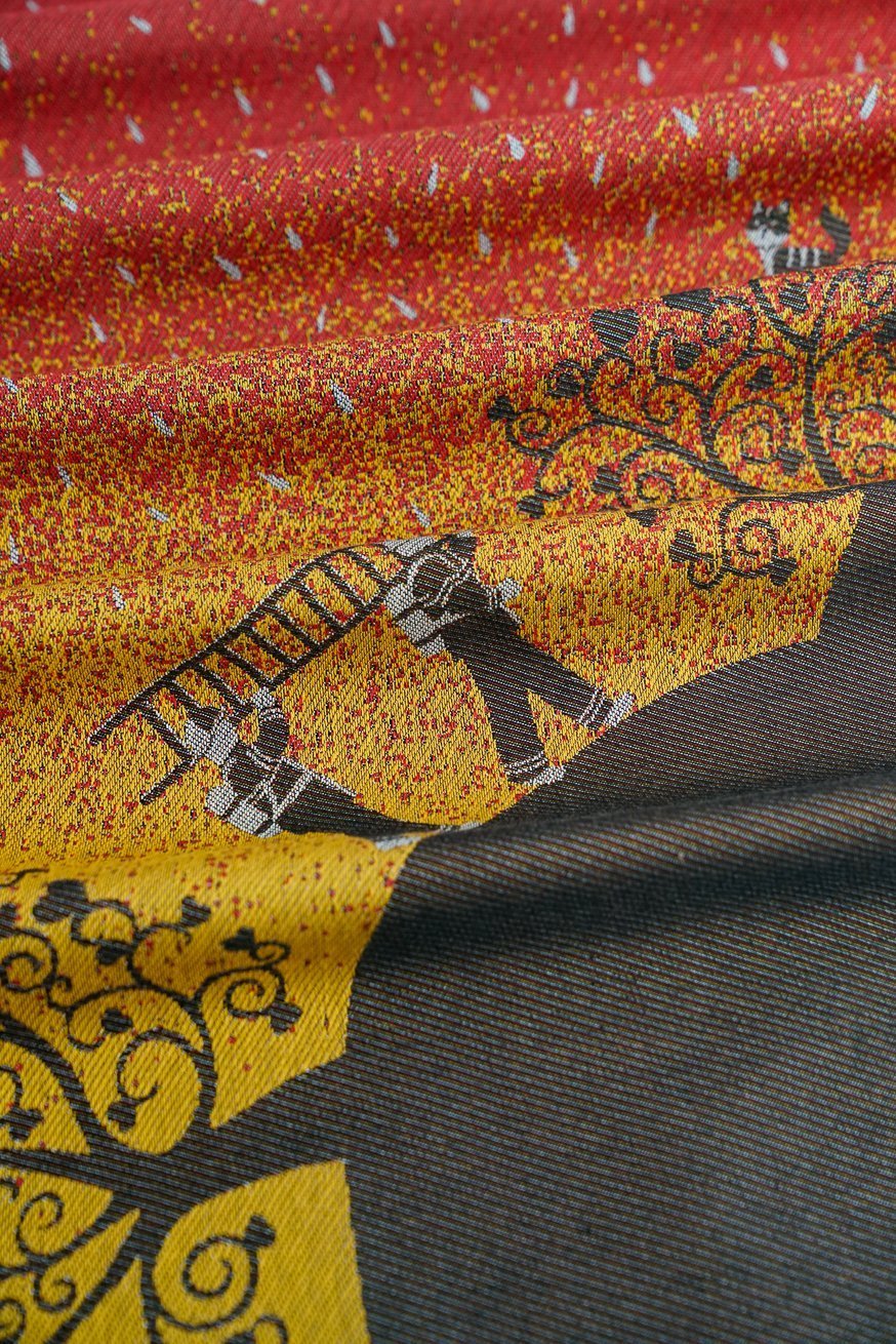 Écharpe de portage anneaux Jonas au pays du feu - KOKADI