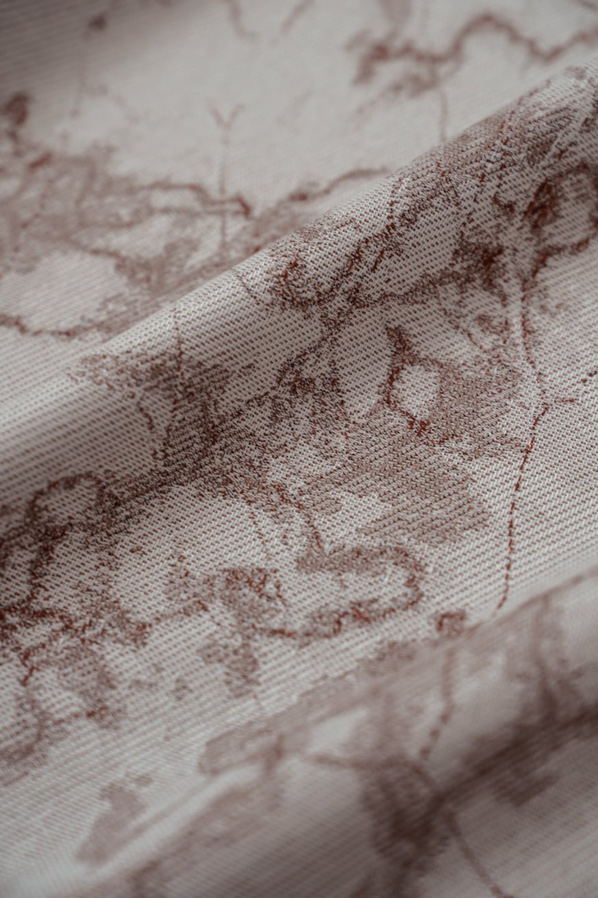 Écharpe de portage anneaux Marbre de sable - KOKADI