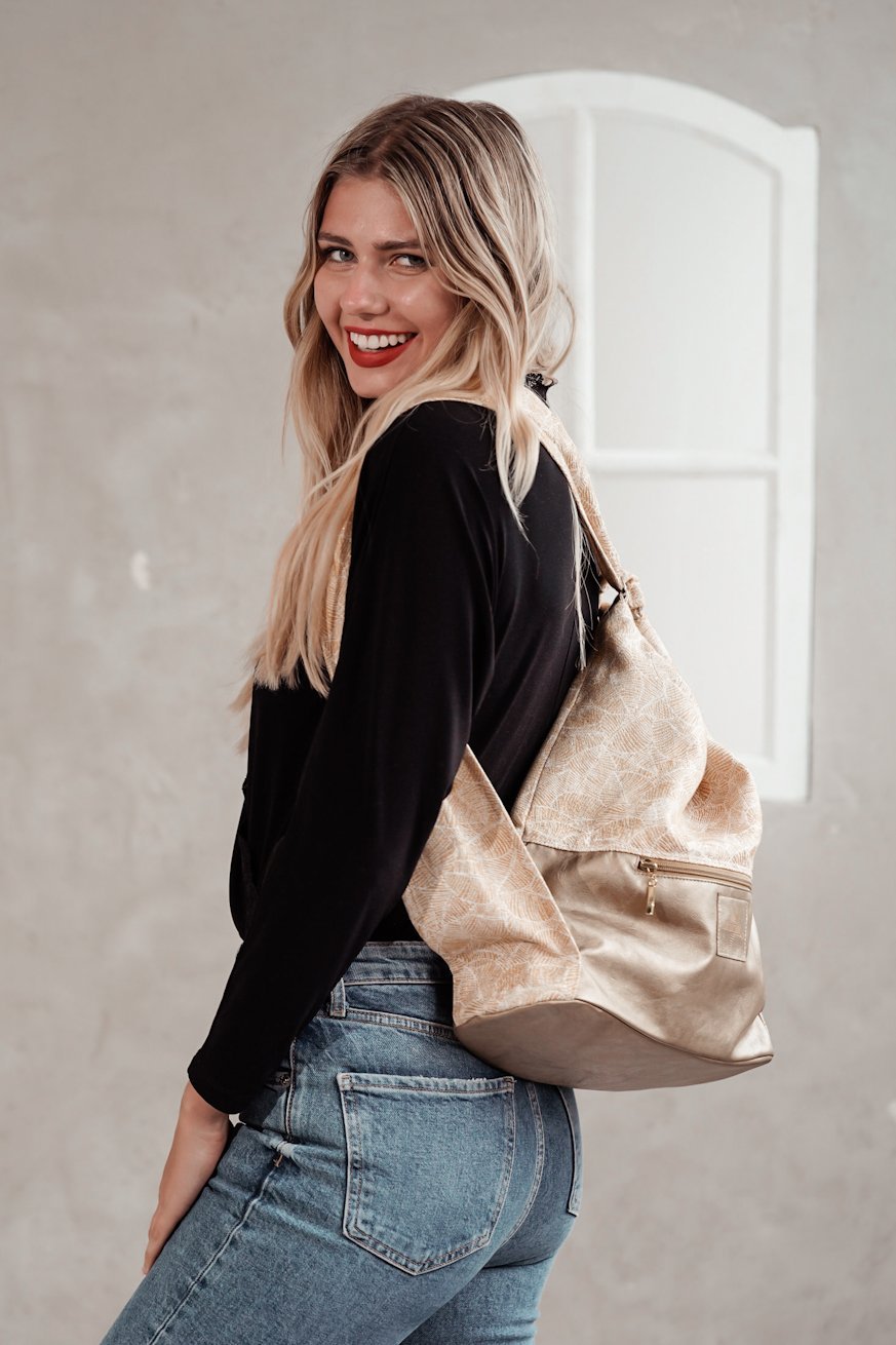 Rucksacktasche Golden Leaves - KOKADI