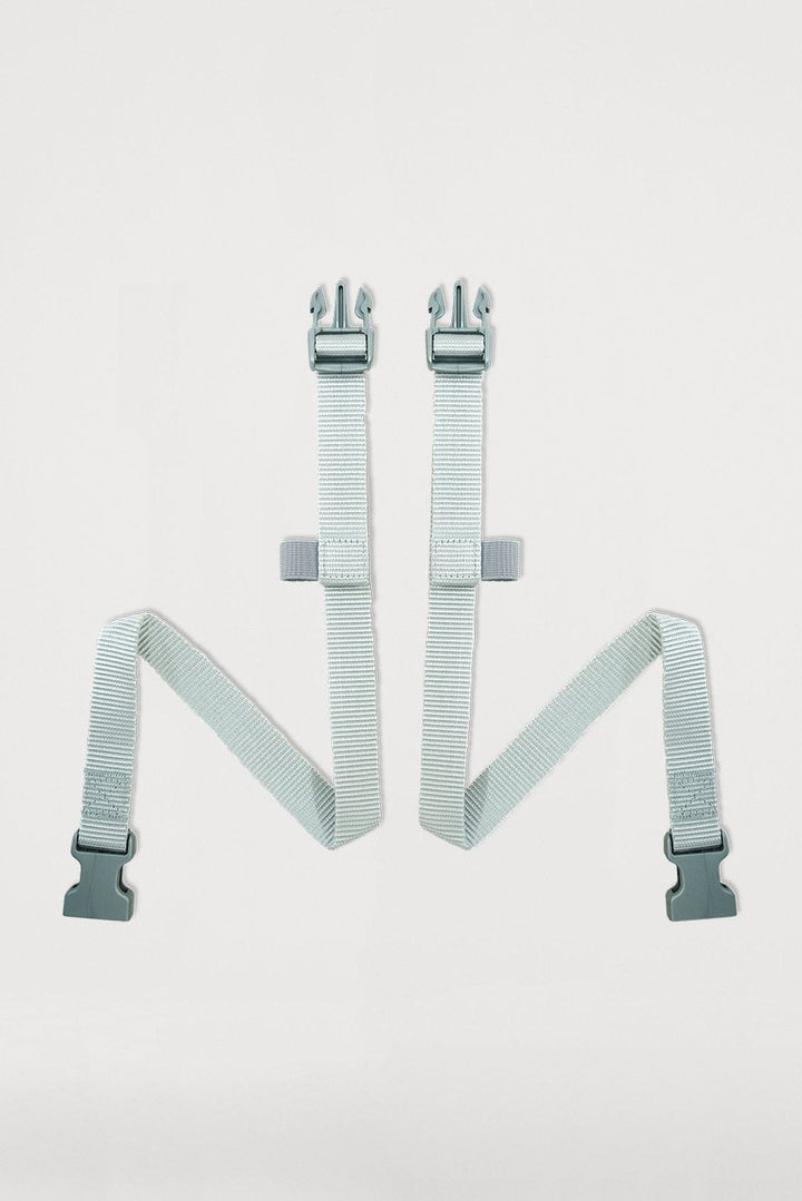 Verlenggesp schouderband zilveren lijn - KOKADI