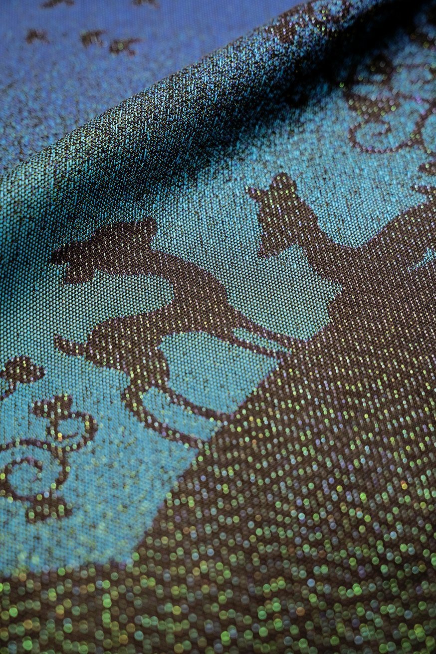 Draagdoek Diepblauw Wonderland - KOKADI