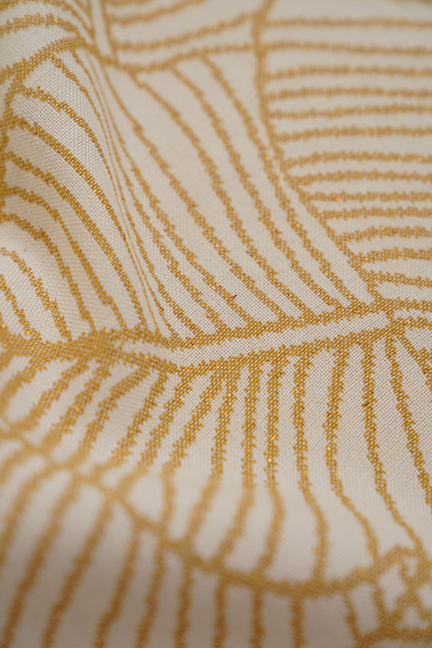 Couverture Bébé Feuilles Dorées