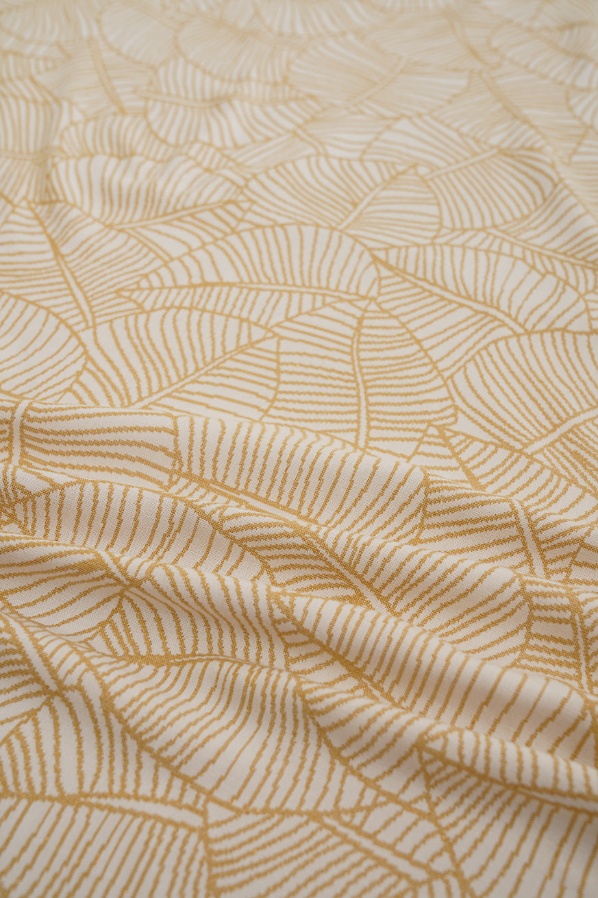 Couverture Bébé Feuilles Dorées