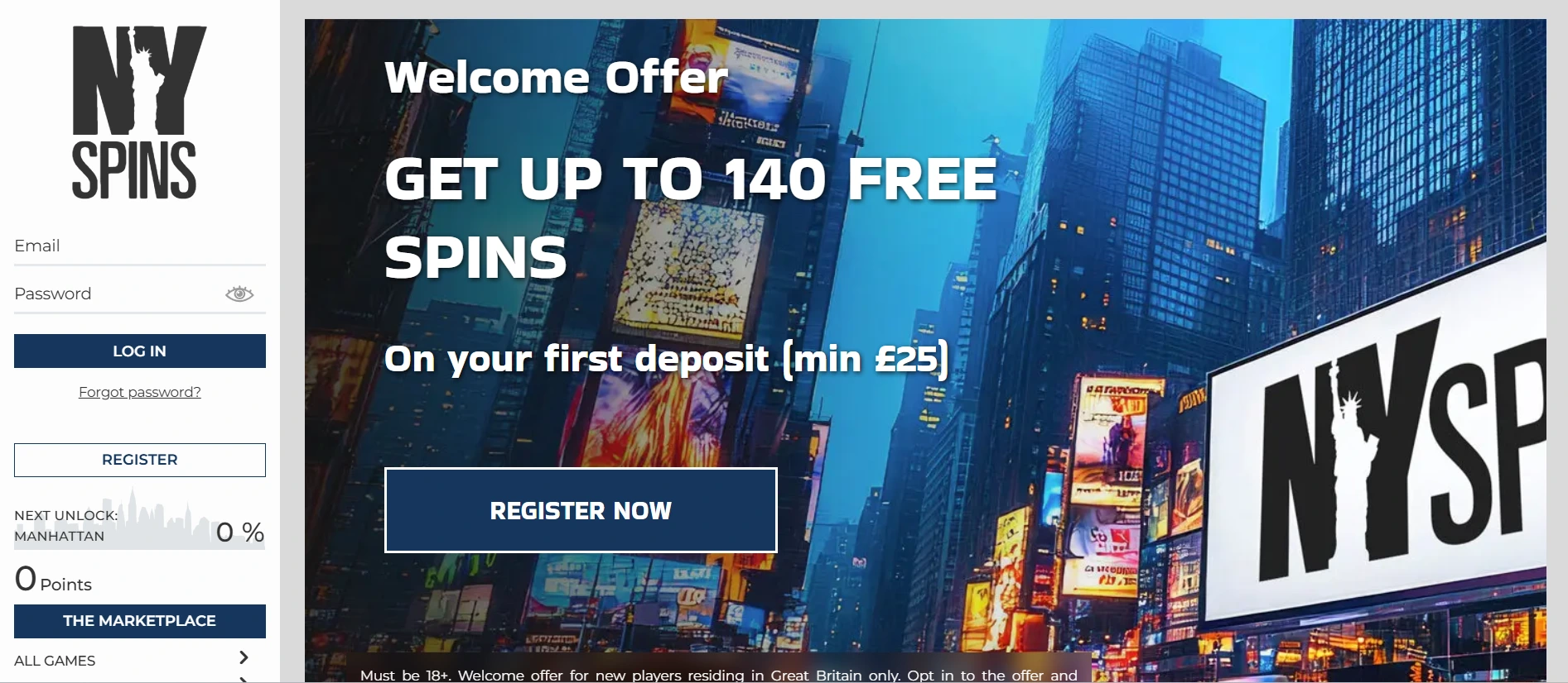NY Spins online wedden